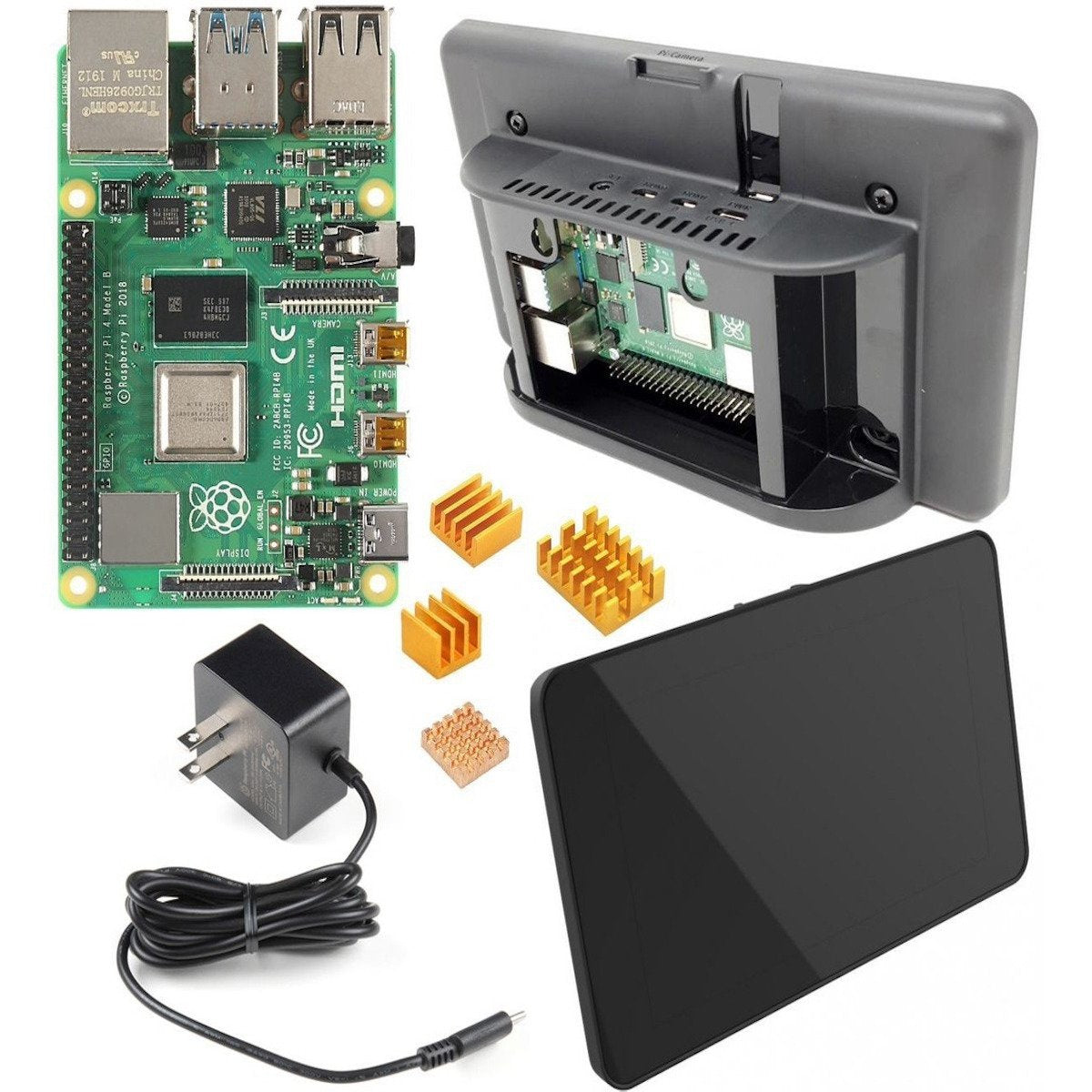 Kit Raspberry Pi 4 Pantalla Tactil Oficial