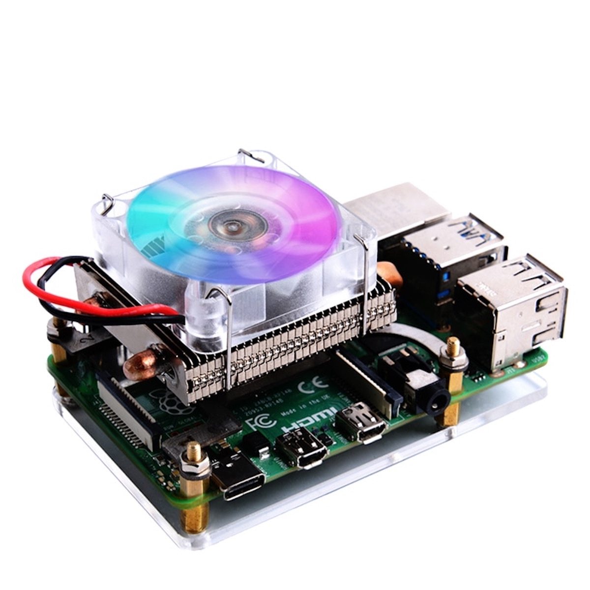 Disipador Raspberry Pi Ice Tower Low-Profile