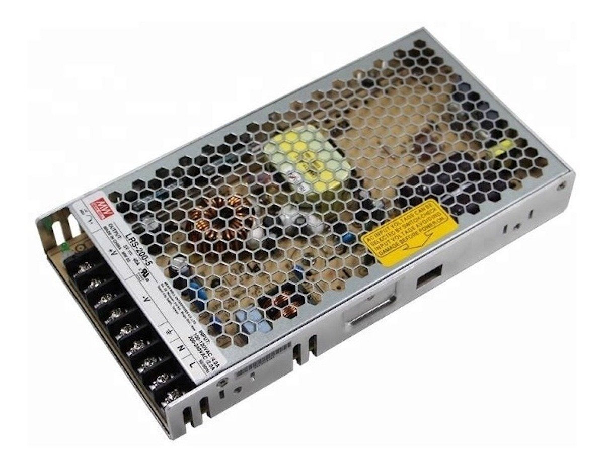Fuente 5v 40a 200w Conmutada Industrial MEAN WELL