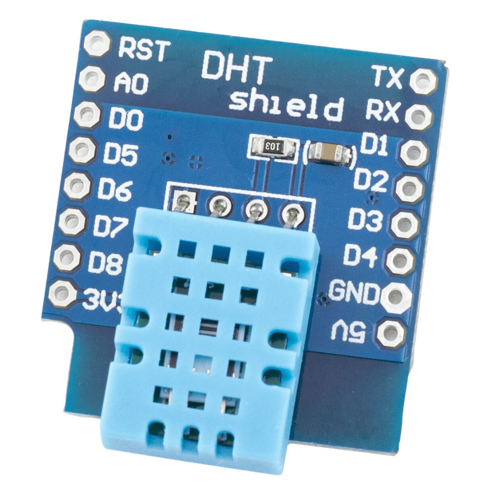 Moduł z czujnikiem DHT11 do Wemos D1 Mini - Sklep msalamon