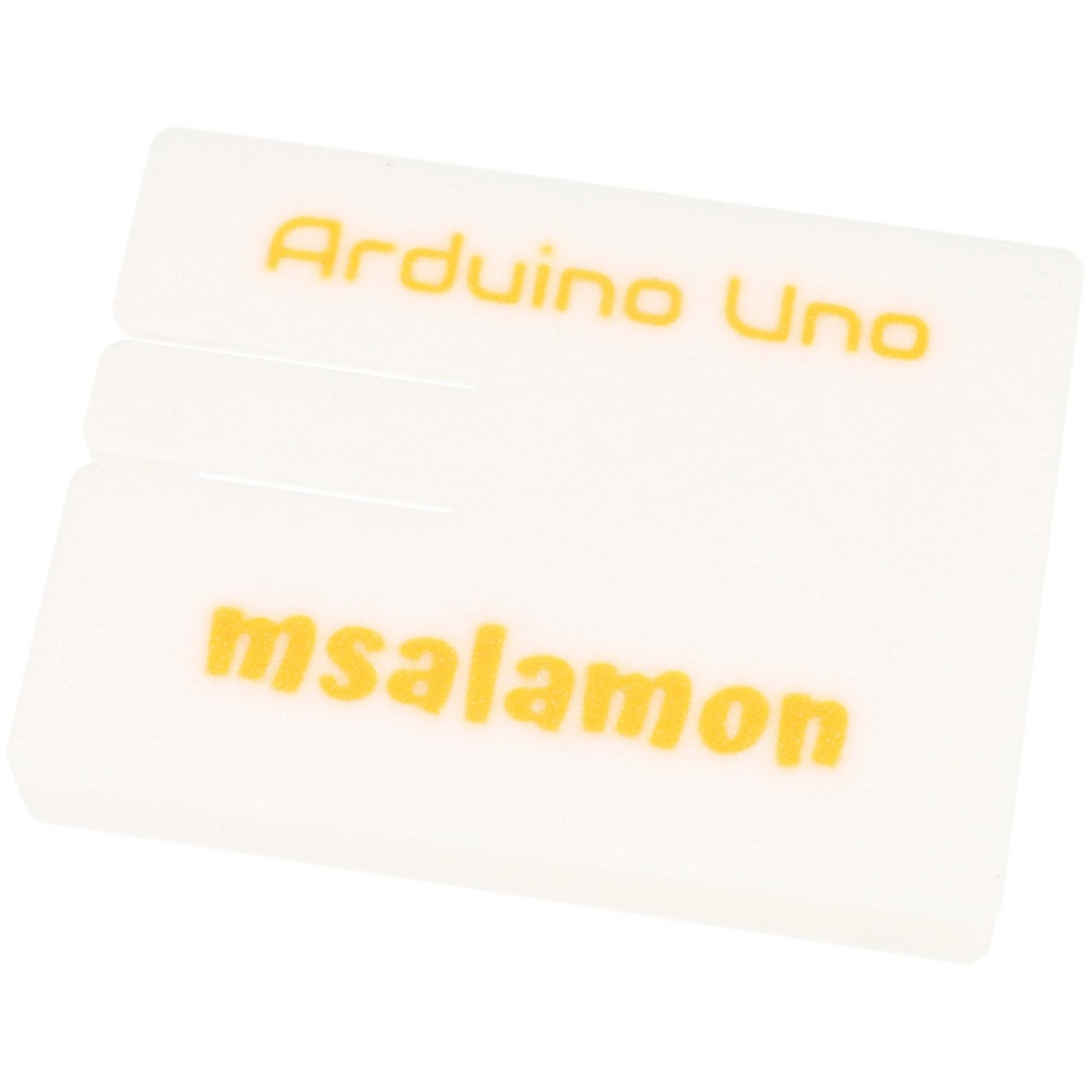 Obudowa do Arduino UNO Biało-pomarańczowa - Sklep msalamon