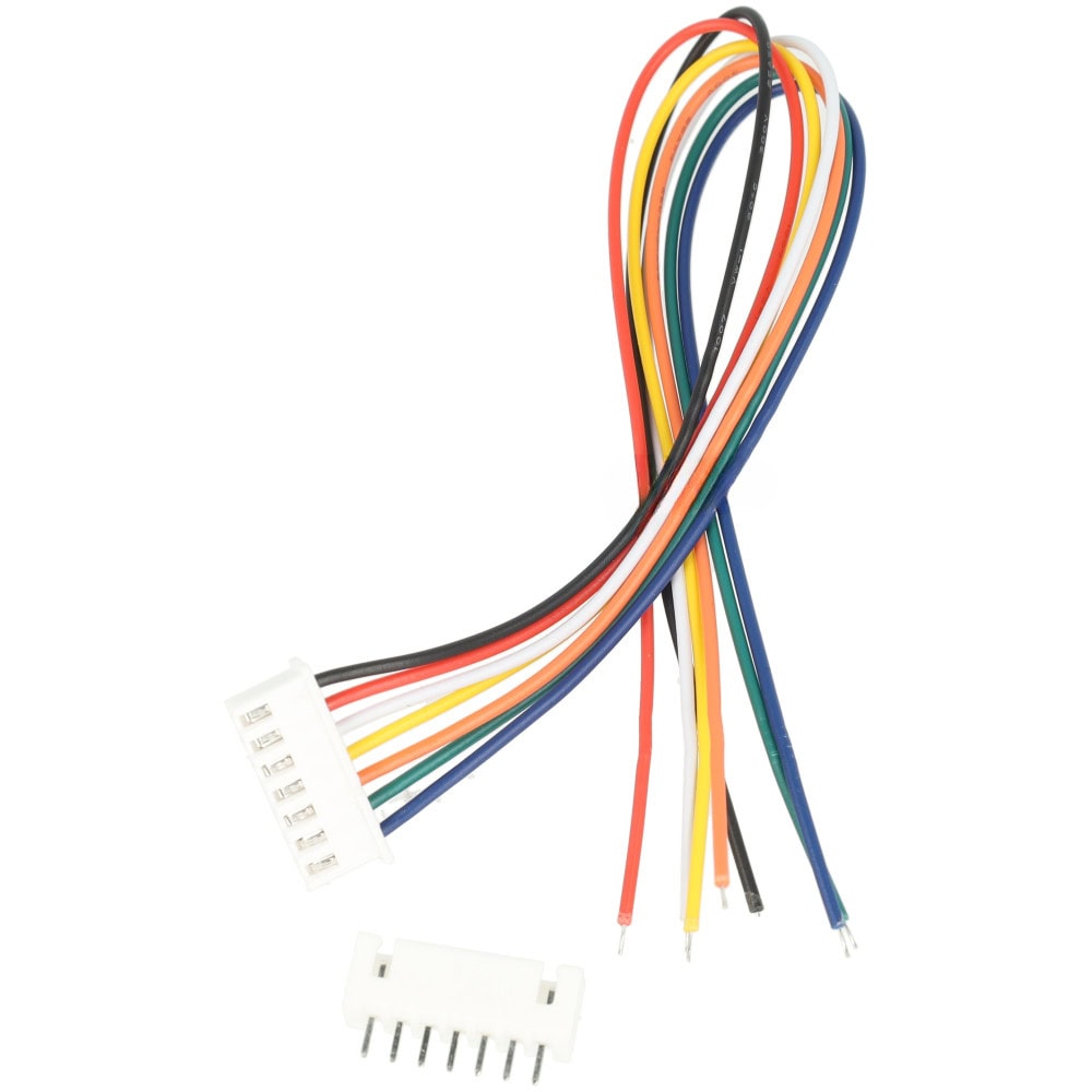 Przewód + Gniazdo JST-XH 2,54mm 20cm 7 Pin - Sklep msalamon