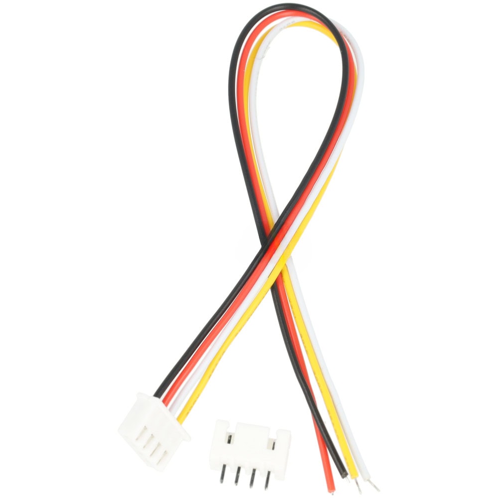Przewód + Gniazdo JST-XH 2,54mm 20cm 4 Pin - Sklep msalamon