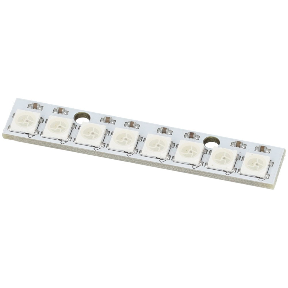 Listwa 8 diod adresowalnych LED RGB WS2812 5V - Sklep msalamon