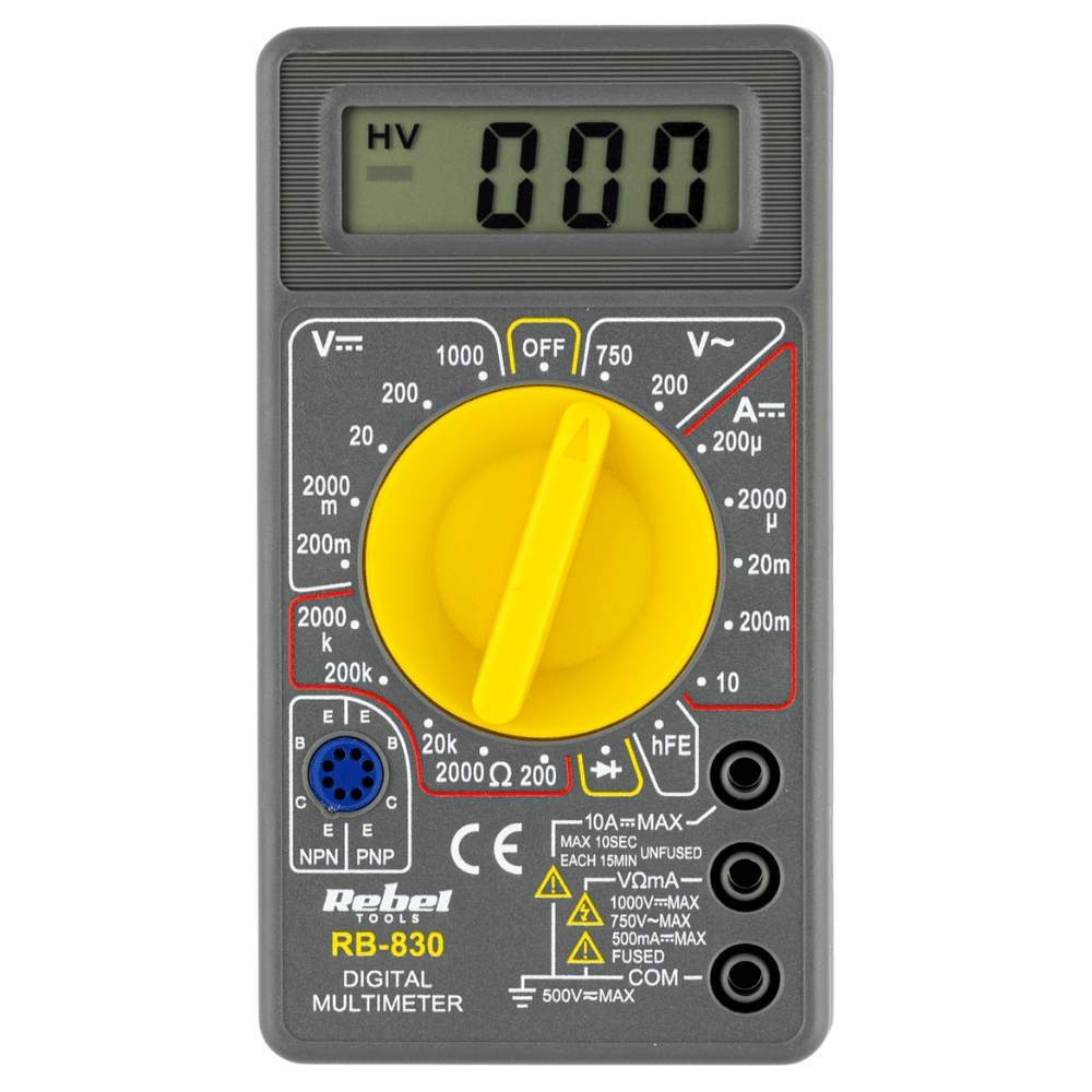 Miernik uniwersalny multimetr REBEL RB-830 - Sklep msalamon