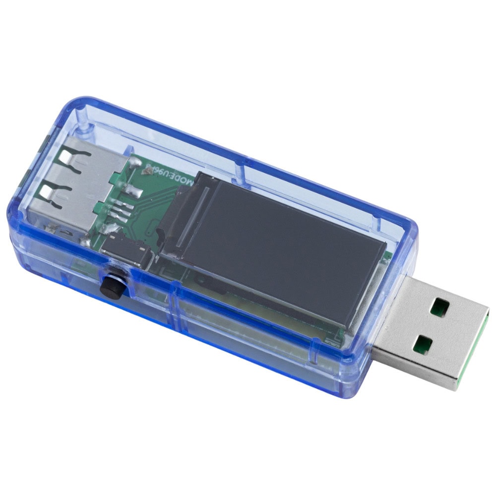 Tester USB napięcie prąd moc rezystancja niebieski - Sklep msalamon