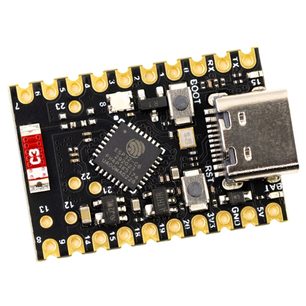 Płytka ESP32-C6-ZERO MINI Wifi Bluetooth - Sklep msalamon