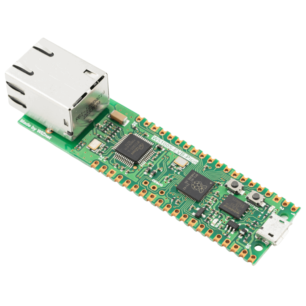 W5100S-EVB-PICO WIZnet - płytka z mikrokontrolerem RP2040 i Ethernet W5100S - Sklep msalamon