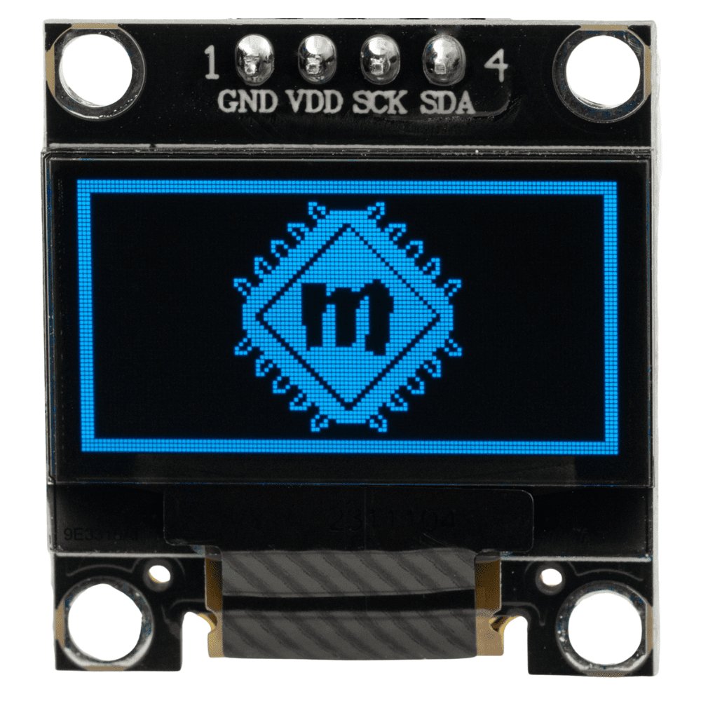 Wyświetlacz OLED 0,96" 128x64px I2C niebieski - Sklep msalamon