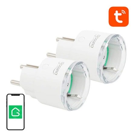 Inteligentne gniazdko WiFi Gosund SP111 2-pak 3680W 16A Tuya - Sklep msalamon