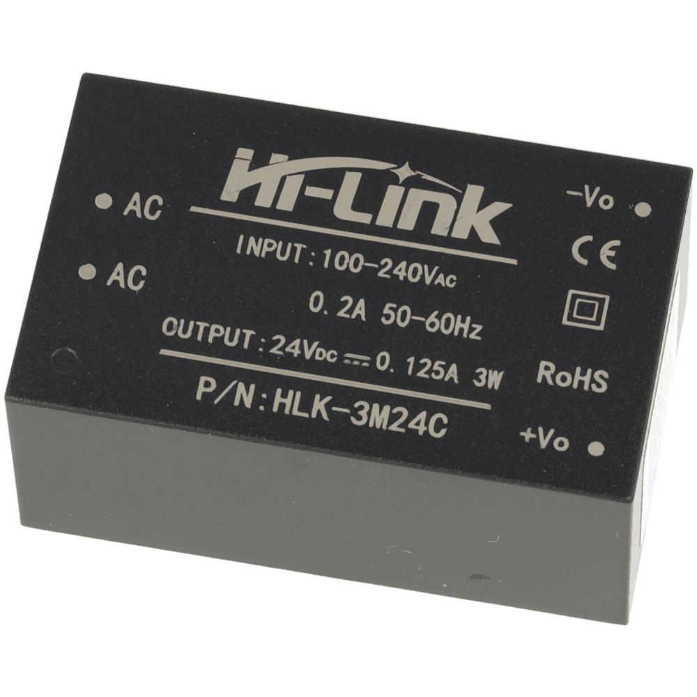 Zasilacz Hi-Link HLK-3M24C 85–265 V AC / 24V DC - 3W - Sklep msalamon