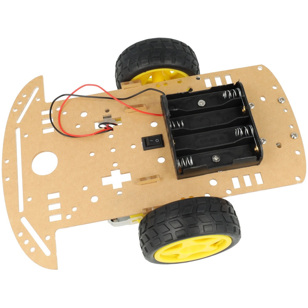 Podwozie platforma robota 2 silniki do Arduino - Sklep msalamon