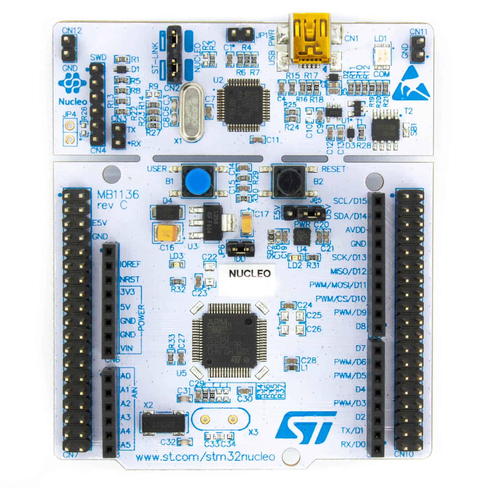 STM32 NUCLEO-F103RB Nucleo-64 z STM32F103RBT6 ARM Cortex-M3 - Sklep msalamon