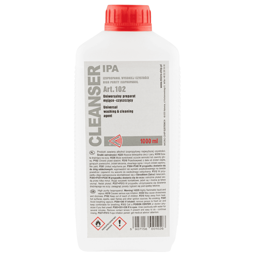 Cleanser IPA 1l. MICROCHIP ART.102 - Sklep msalamon
