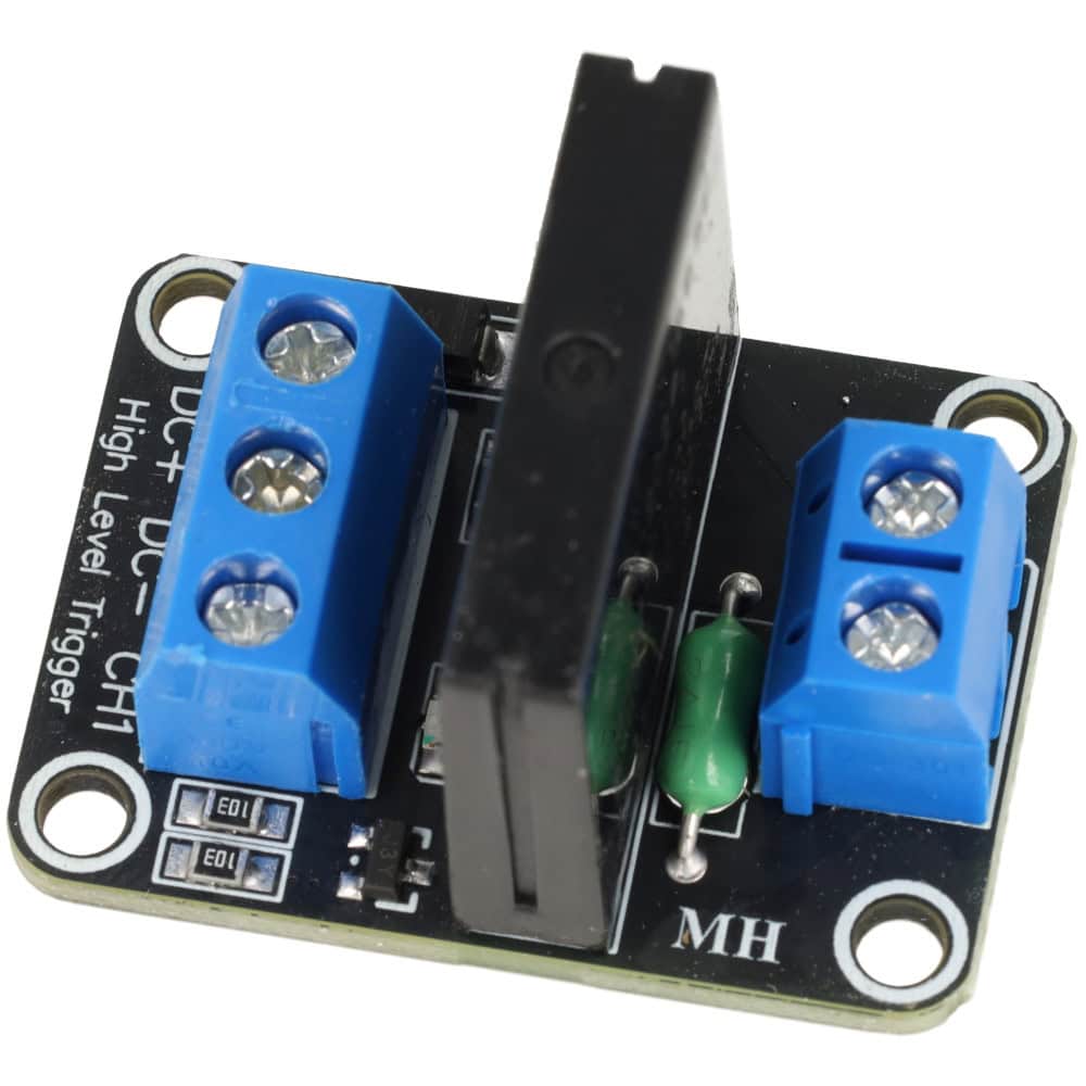 Moduł przekaźnika SSR 1 kanał 5V High trig - Sklep msalamon