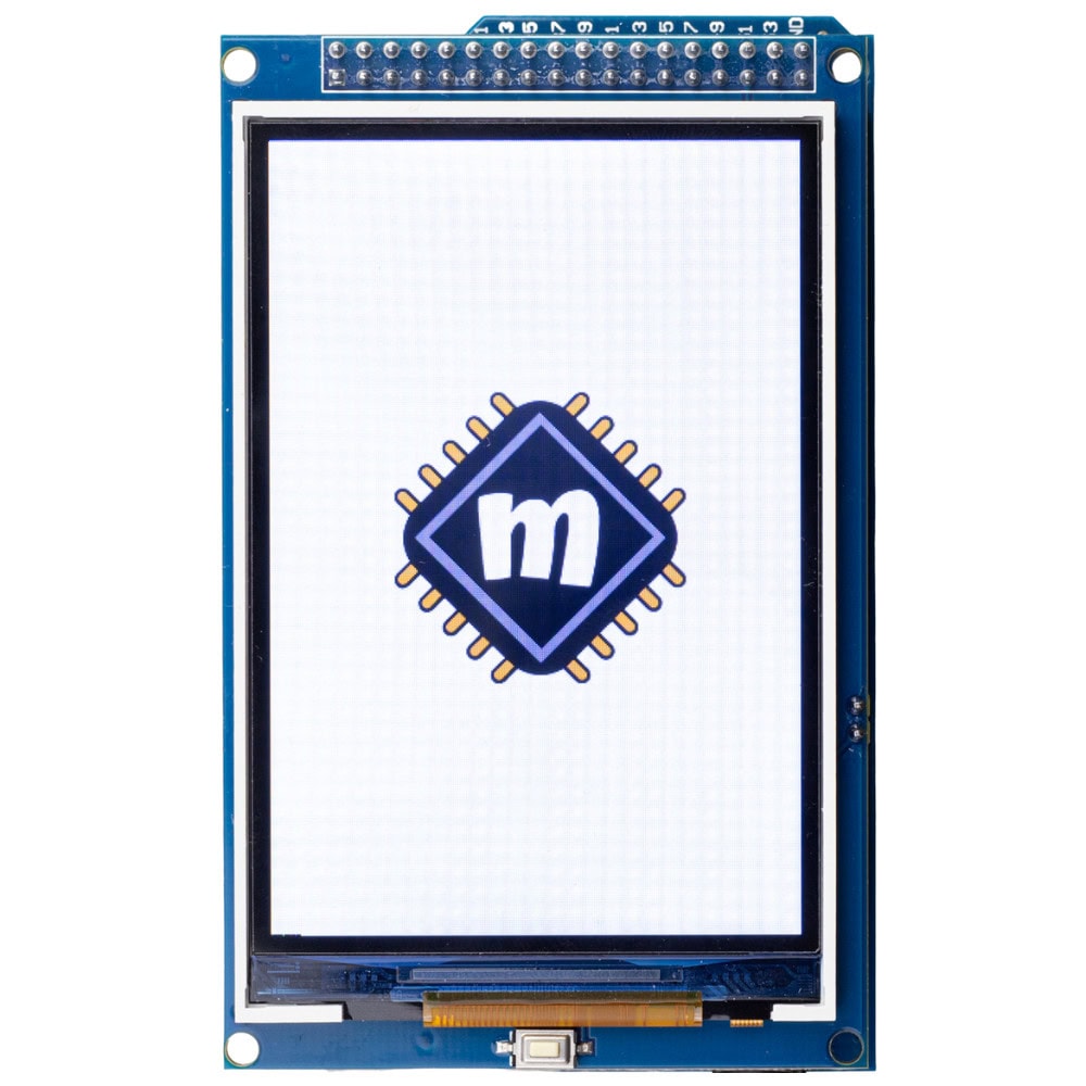 Wyświetlacz TFT LCD 3,5″ 480x320px z czytnikiem SD – Shield dla Arduino Mega - Sklep msalamon