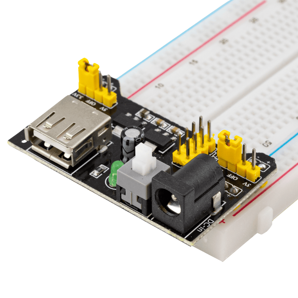 Moduł zasilania do płytek stykowych MB102 3,3V-5V - Sklep msalamon