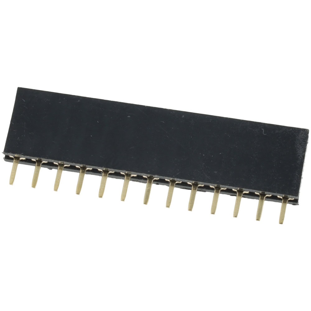 Gniazdo goldpin 1x13 pin żeńskie proste 2.54mm - Sklep msalamon