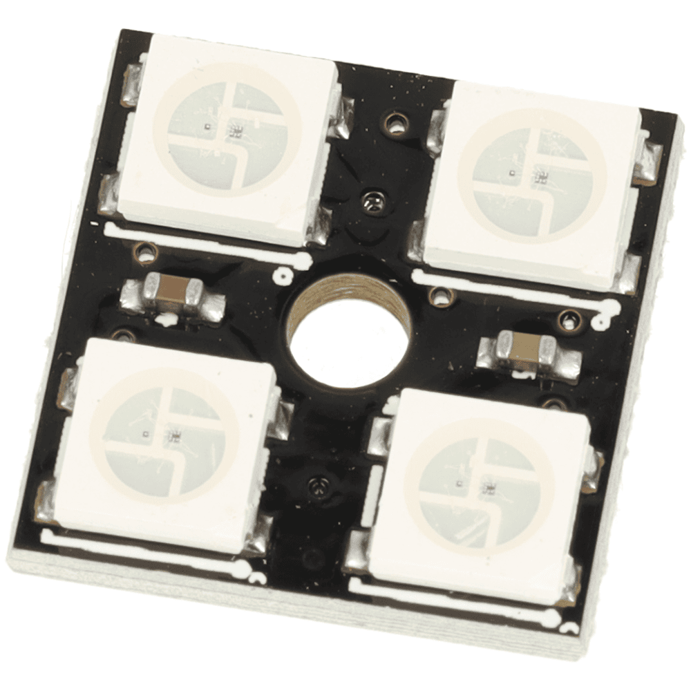Moduł matrycy 2x2 z diodami adresowalnymi LED RGB WS2812B - Sklep msalamon