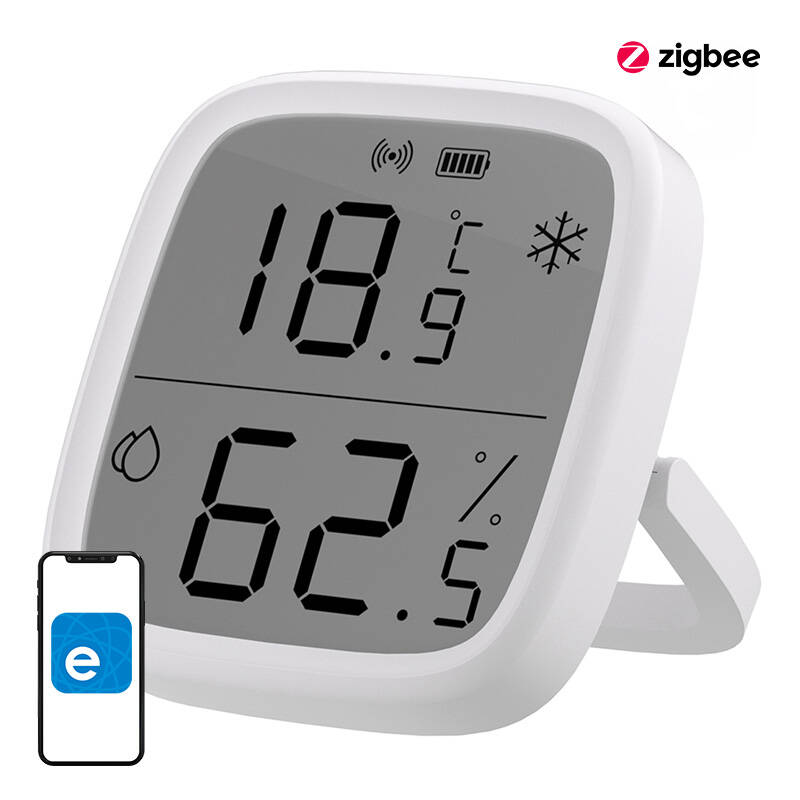 Czujnik Temperatury i Wilgotności ZigBee LCD Sonoff SNZB-02D - Sklep msalamon