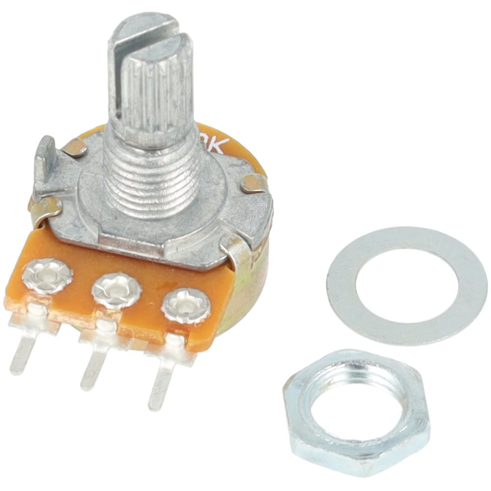 Potencjometr Liniowy Obrotowy B100K 100K Ohm L=15mm - Sklep msalamon