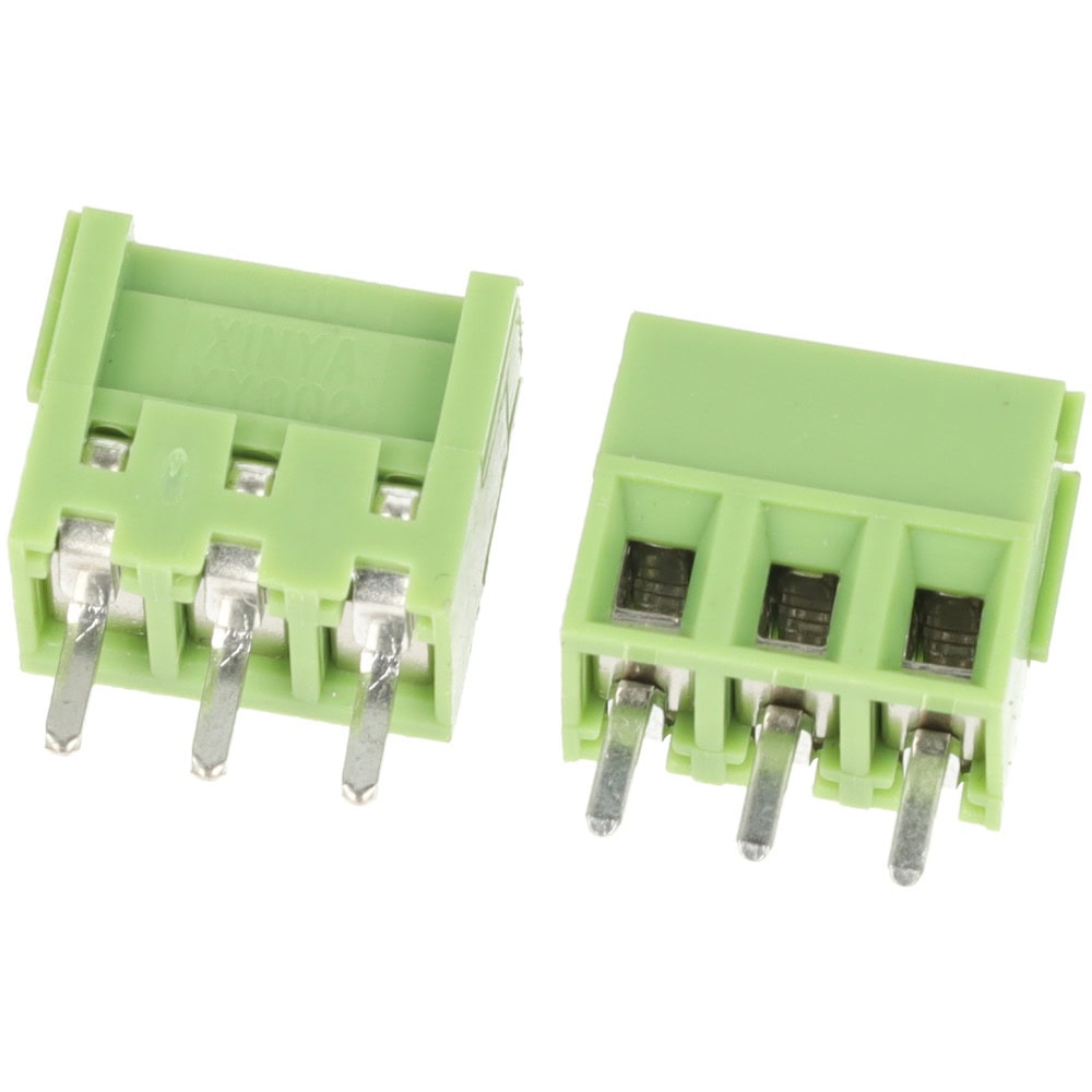 Złącze śrubowe 3PIN raster 3.5 mm zielone - Sklep msalamon