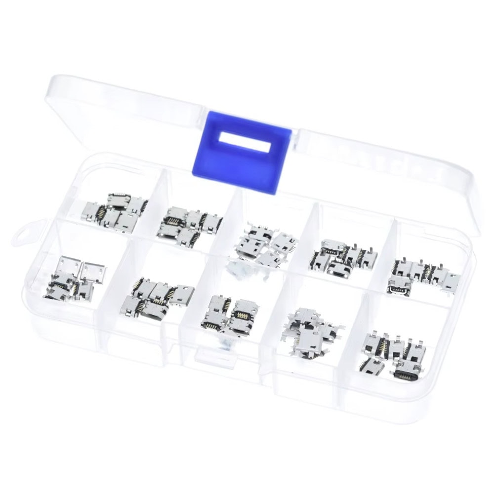 Zestaw złącz micro USB 10 modeli - Sklep msalamon