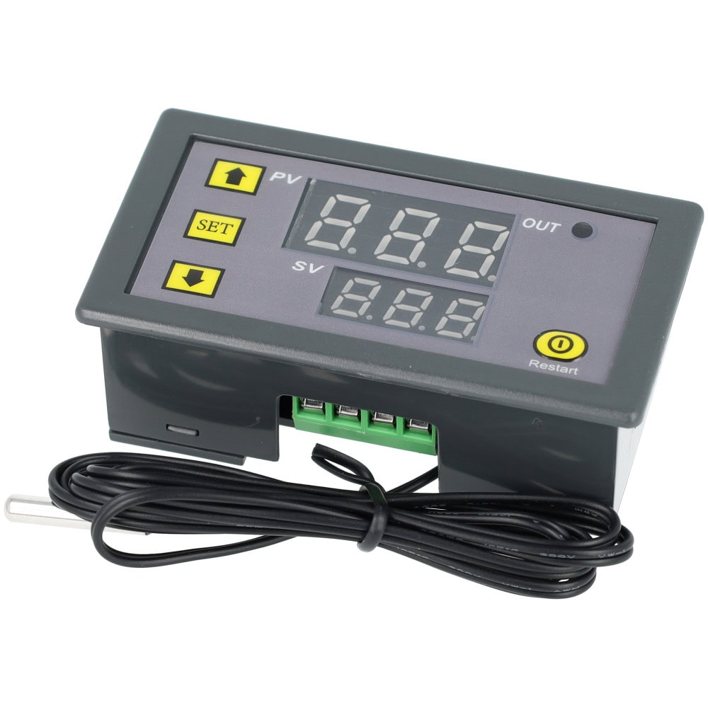 Kontroler temperatury 12V cyfrowy WS3230 - Sklep msalamon