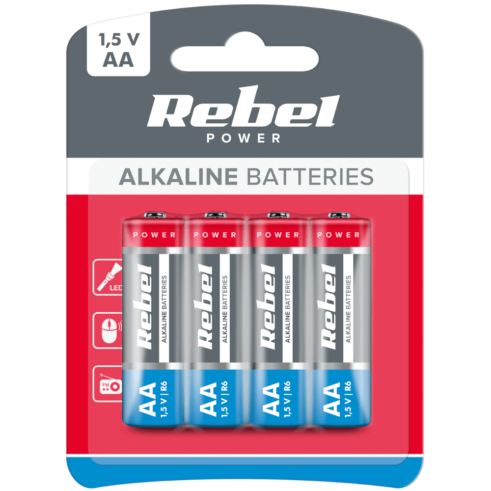 Baterie alkaliczne AA 1,5 V (4szt) - Sklep msalamon