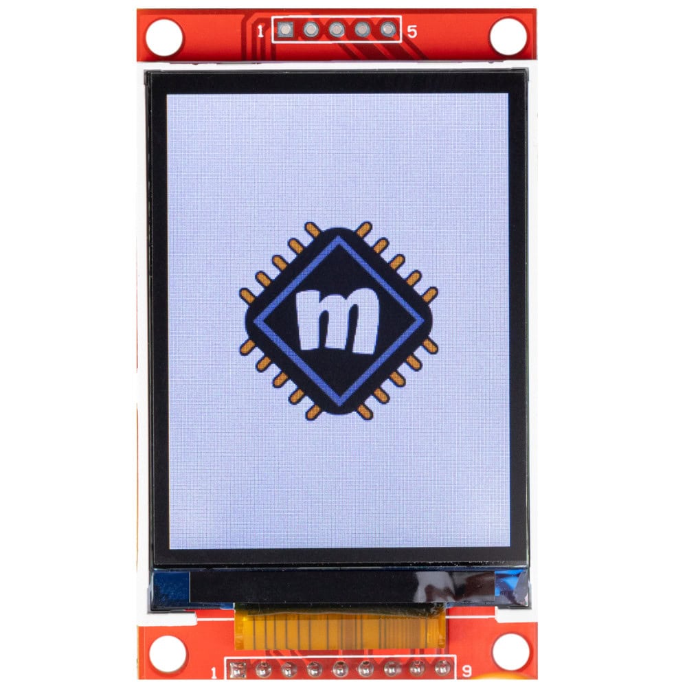 Wyświetlacz TFT LCD 2,2″ ILI9341 240x320px z czytnikiem SD SPI - Sklep msalamon