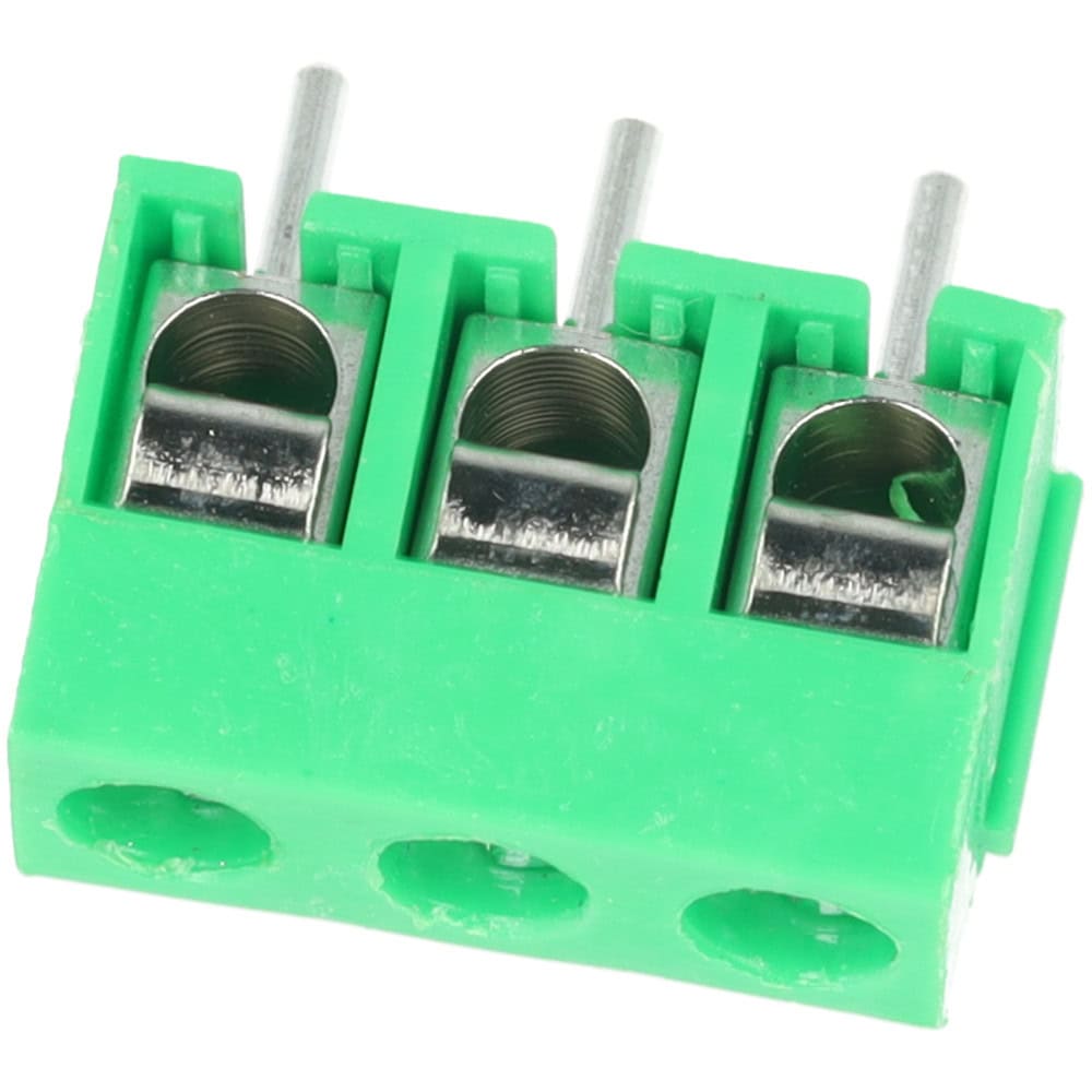 Złącze śrubowe ARK 3-pin 5.08mm KF301-3P zielone - Sklep msalamon