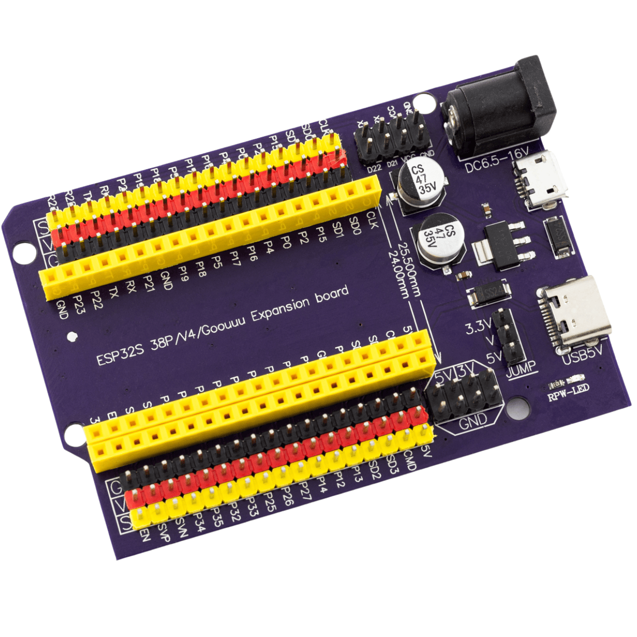 Adapter 38-pin do płytek ESP32 - Sklep msalamon