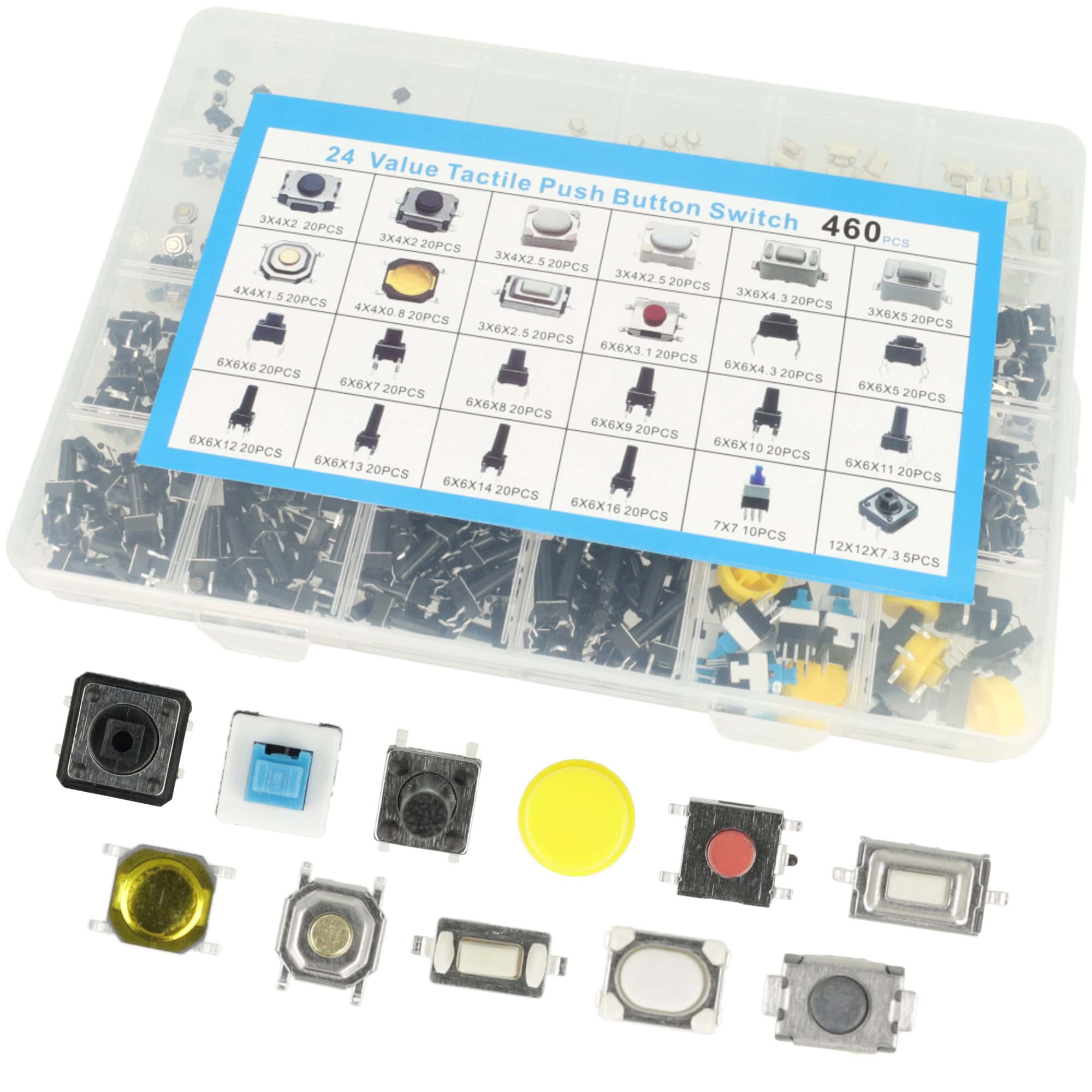 Zestaw przycisków microswitch 24 modele - Sklep msalamon