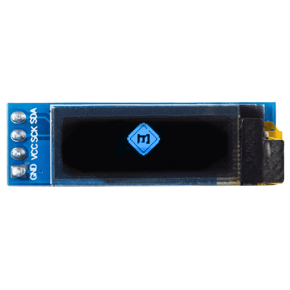 Wyświetlacz OLED 0,91" 128x32px I2C niebieski - Sklep msalamon