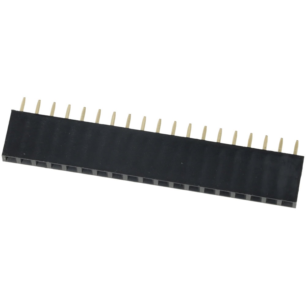 Gniazdo goldpin 1x19 pin żeńskie proste 2.54mm - Sklep msalamon