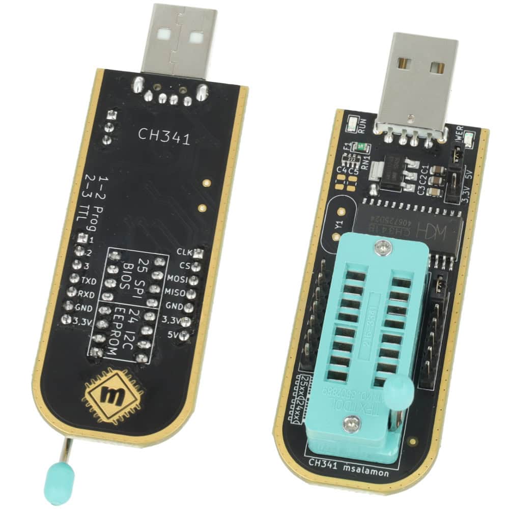 Programator EEPROM FLASH na CH341 nowa poprawiona wersja - Sklep msalamon
