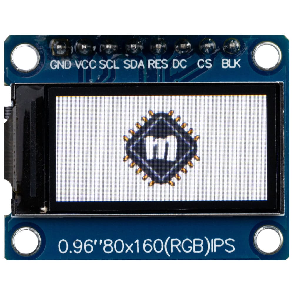 Wyświetlacz graficzny TFT IPS 0,96" 160x80px SPI - Sklep msalamon