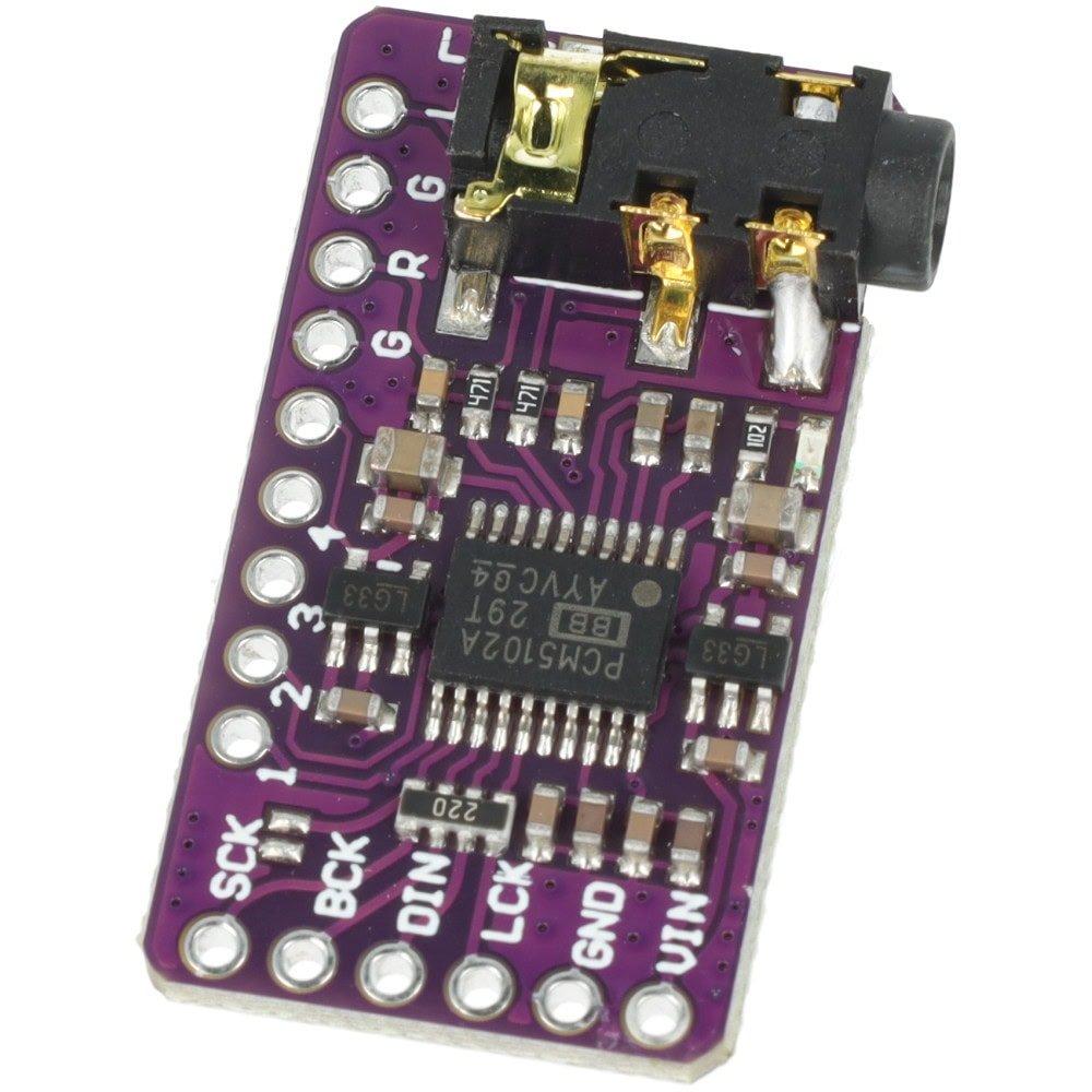 Moduł dekodera DAC PCM5102A I2S - Sklep msalamon