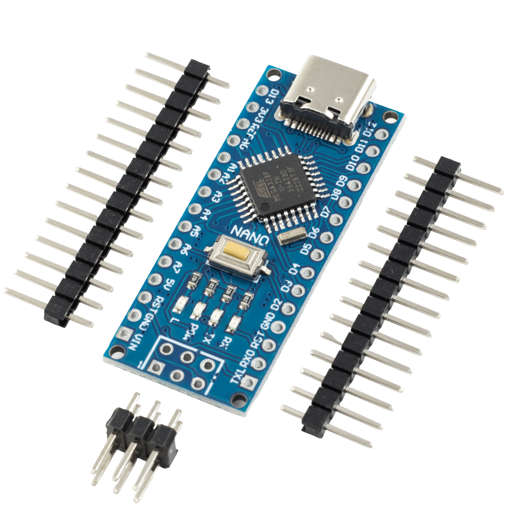 Nano V3.0 z USB-C zgodny z Arduino® nielutowany - Sklep msalamon