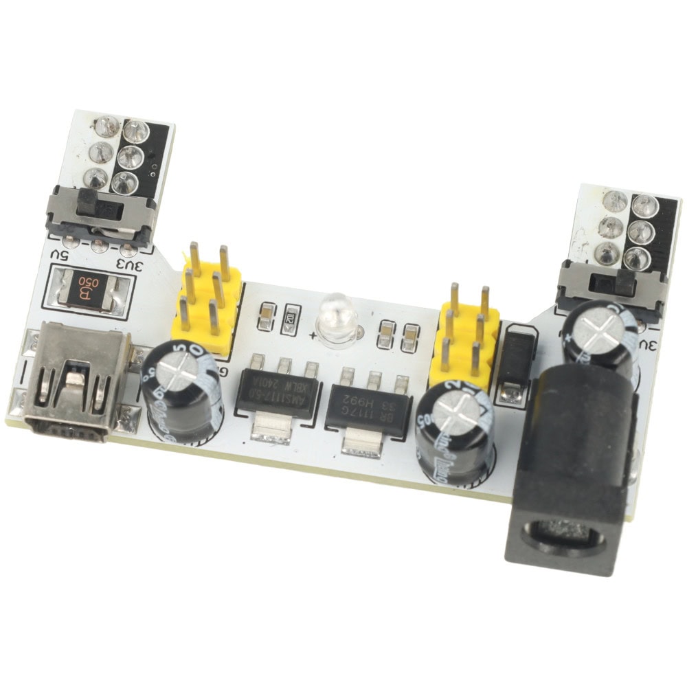 Moduł zasilania do płytek stykowych MB102 - 3.3V 5V - Sklep msalamon