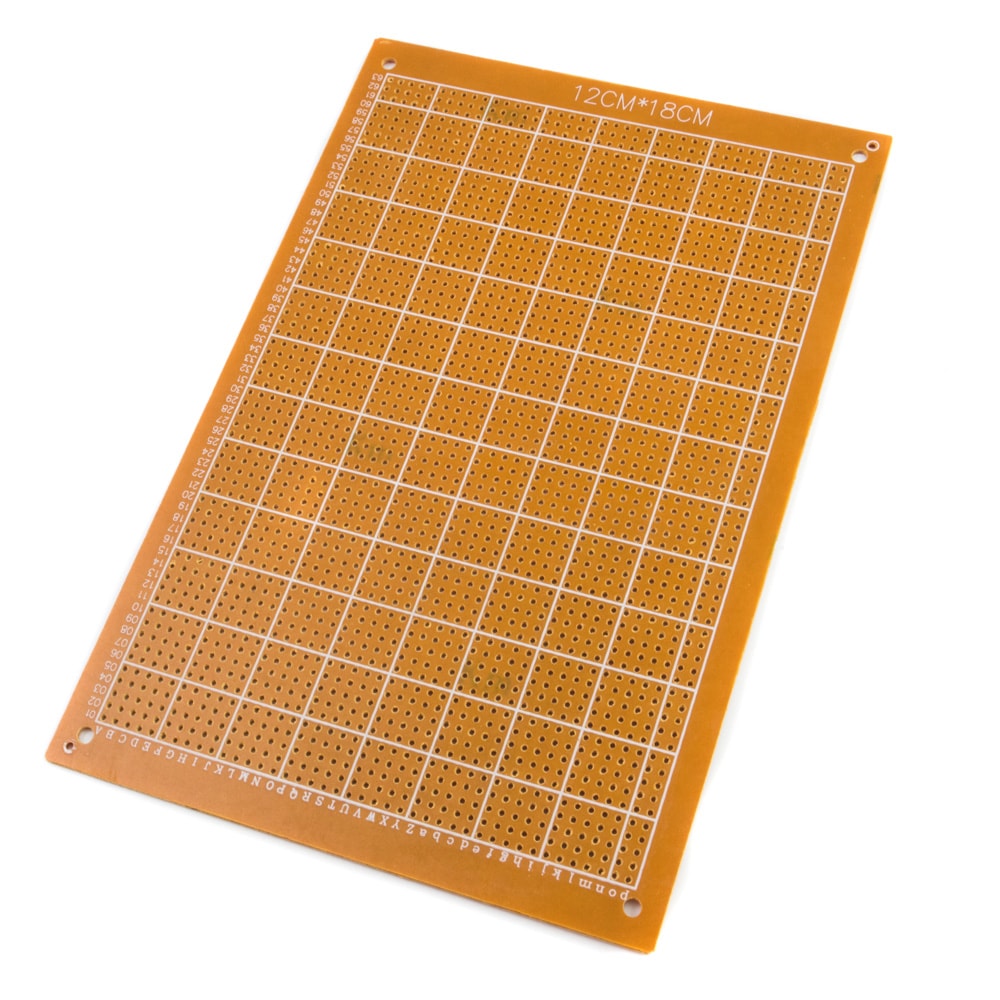 Uniwersalna płytka PCB 12x18cm jednostronna - Sklep msalamon