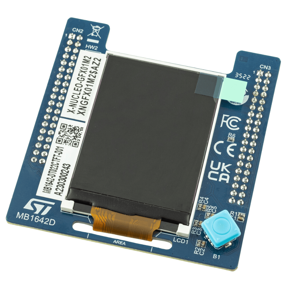 X-NUCLEO-GFX01M2 Płytka z wyświetlaczem dla STM32 Nucleo-64 - Sklep msalamon