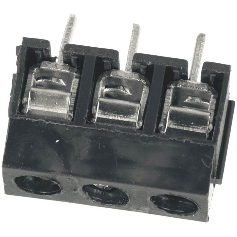 Złącze śrubowe ARK 3-pin 5.08mm KF301-3P czarne - Sklep msalamon
