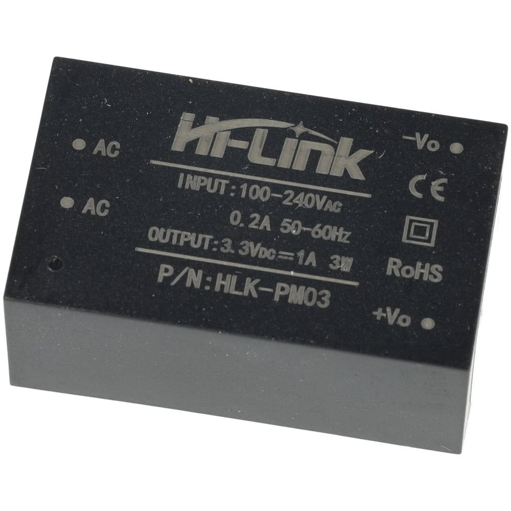 Zasilacz Hi-Link HLK-PM03 100V-240V AC / 3.3V DC - 1A - Sklep msalamon