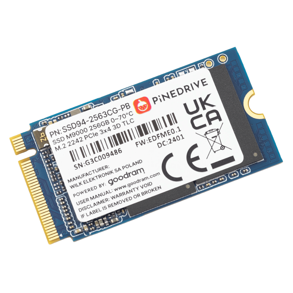 Dysk NVME do Raspberry Pi Pineberry Pi SSD 256G 2242 - Sklep msalamon