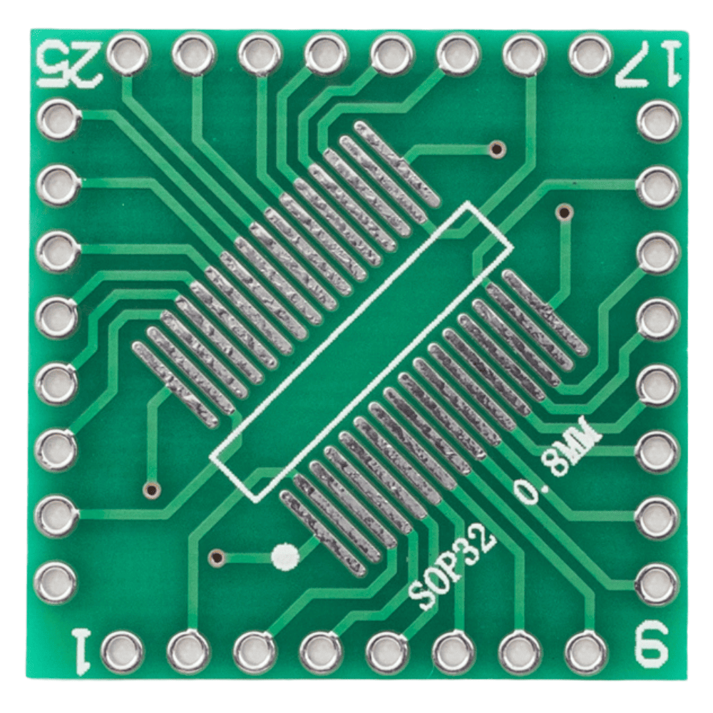Adapter QFP32 0.8/SOP32 0.8 na DIP32 - Sklep msalamon