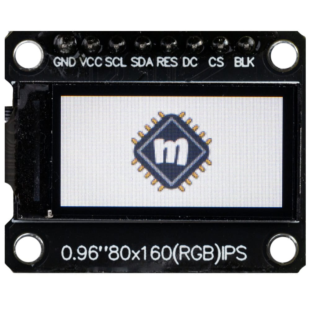 Wyświetlacz graficzny TFT IPS 0,96" 160x80px SPI - Sklep msalamon