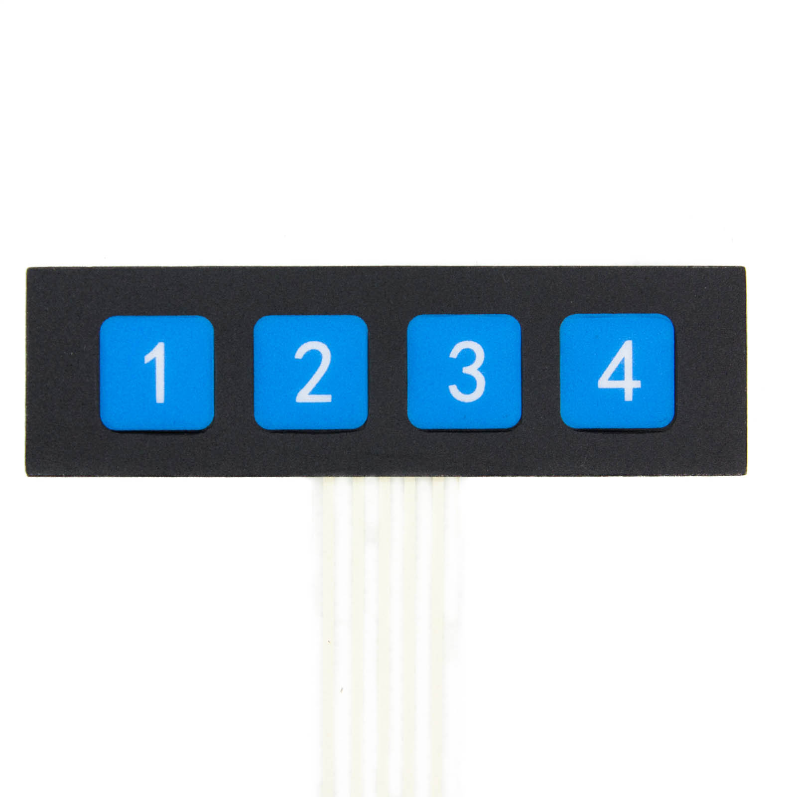 Klawiatura membranowa numeryczna 4 przyciski 1x4 - Sklep msalamon