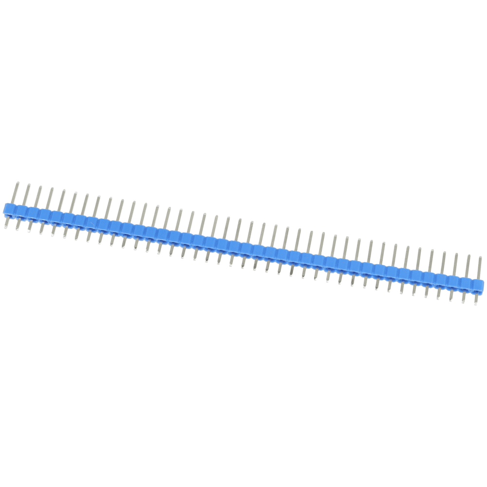 Wtyk goldpin 1x40 prosty raster 2.54mm Niebieski - Sklep msalamon