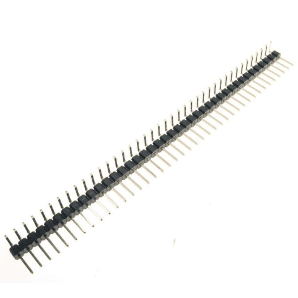 Wtyk goldpin 1x40 kątowy raster 2.54mm - Sklep msalamon